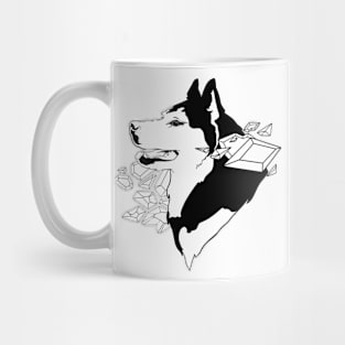 Inktober 6 “husky” Mug